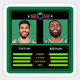 Tatum & Brown - NBA Jam Edition Sticker